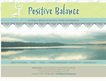 Tablet Screenshot of positive-balance.com